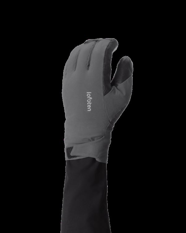 Norrona Unisex Lofoten Dri1 Primaloft170 Korte Handschoenen Phantom