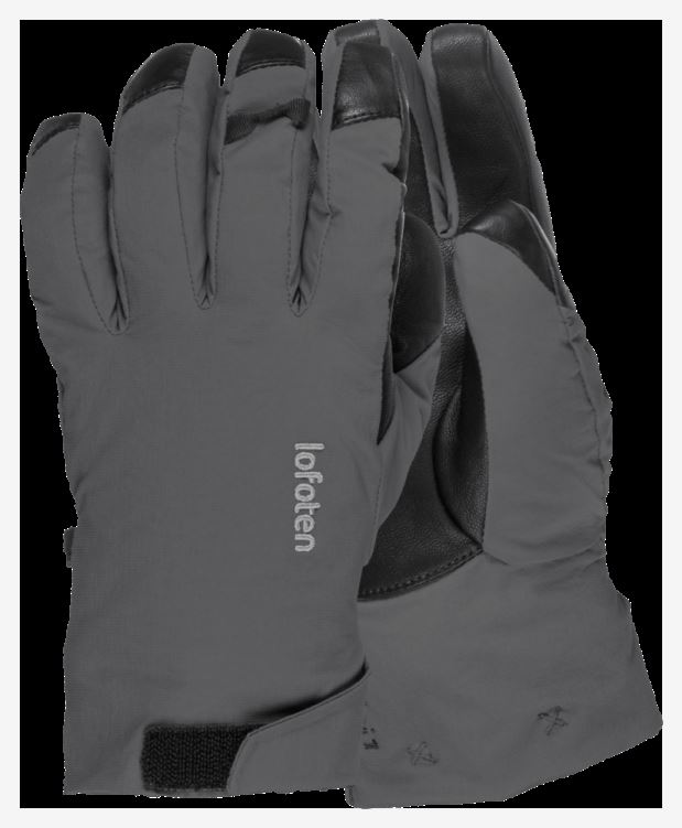 Norrona Unisex Lofoten Dri1 Primaloft170 Korte Handschoenen Phantom