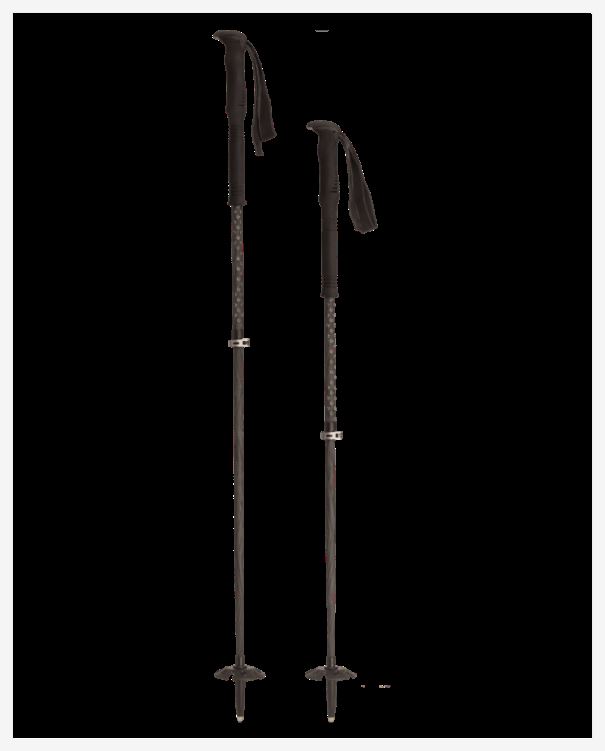 Norrona Unisex Lofoten Verstelbare Carbon Stokken Kaviaar Zwart
