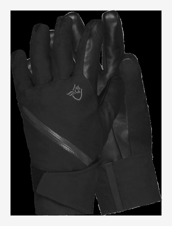 Norrona Unisex Lyngen Dri1 Handschoenen Caviar Zwart