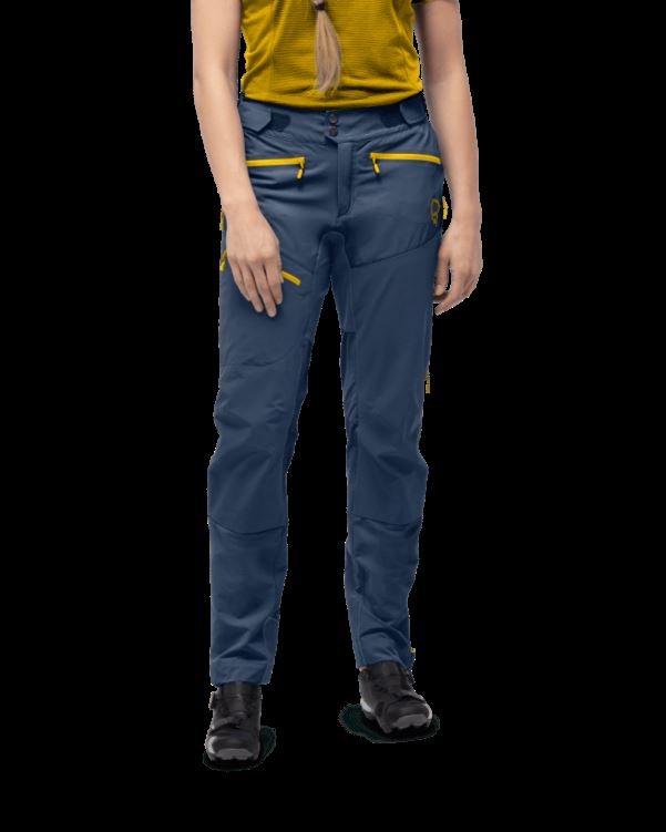 Norrona Fjr Flex1 Damesbroek Vintage Indigoblauw