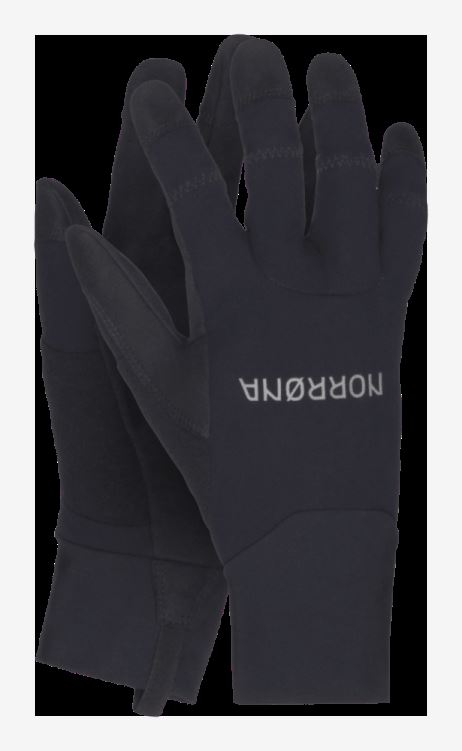 Norrona Unisex Fjr Infinium Handschoenen Caviar Zwart