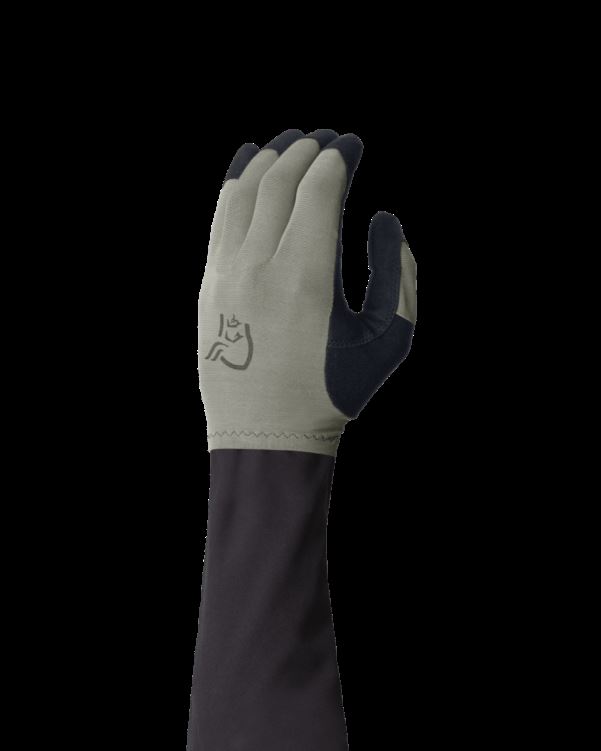 Norrona Unisex Fjr Mesh Handschoenen Castor Grijs