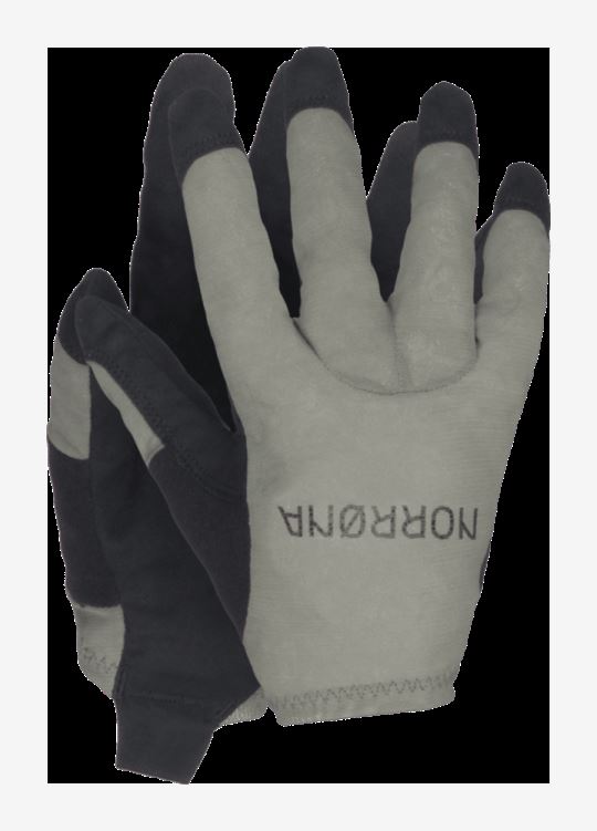 Norrona Unisex Fjr Mesh Handschoenen Castor Grijs