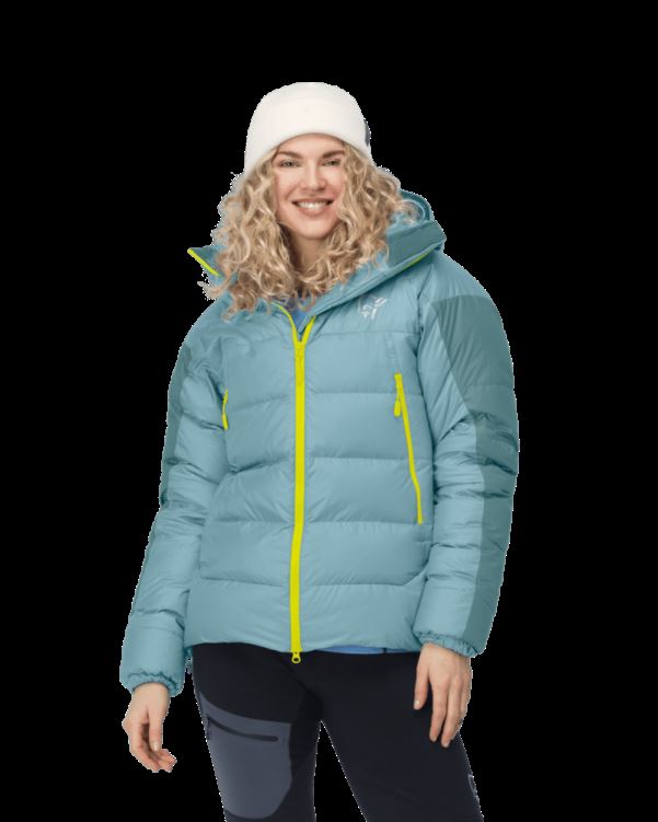 Norrona Trollveggen Dons850 Damesjack Toermalijn