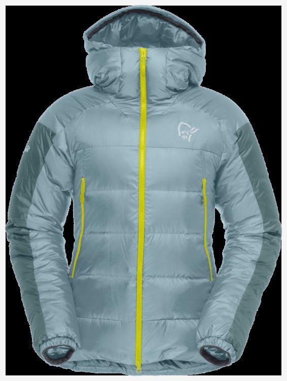 Norrona Trollveggen Dons850 Damesjack Toermalijn