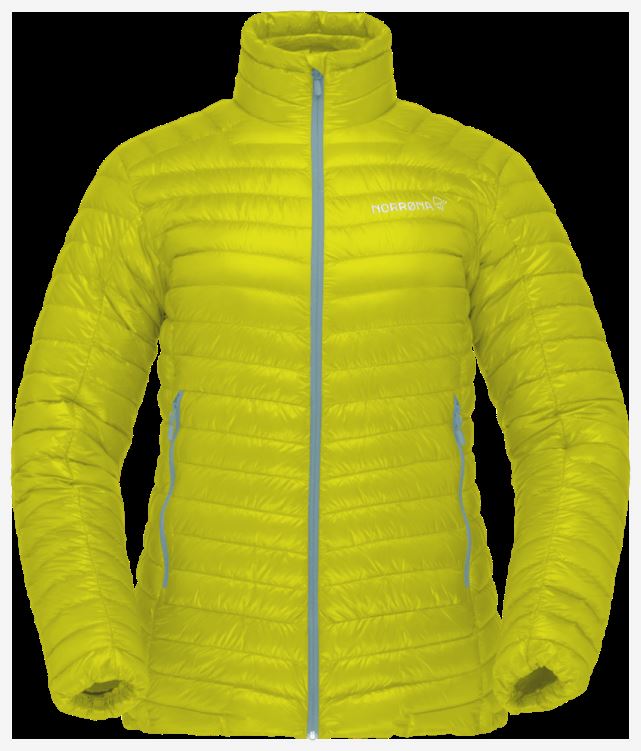 Norrona Trollveggen Superlight Dons850 Damesjas Sulfur Spring
