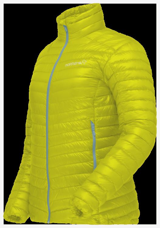 Norrona Trollveggen Superlight Dons850 Damesjas Sulfur Spring