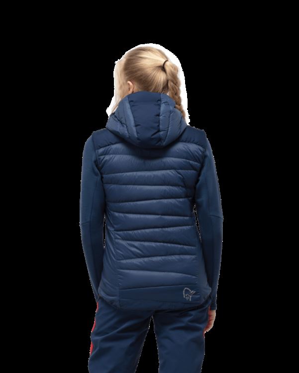 Norrona Dames Falketind Down750 Vest Indigo Nachtblauw