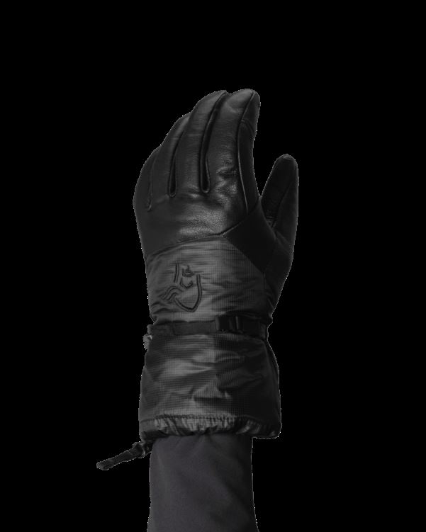 Norrona Unisex Trollveggen Gore-tex Handschoenen Caviar Zwart