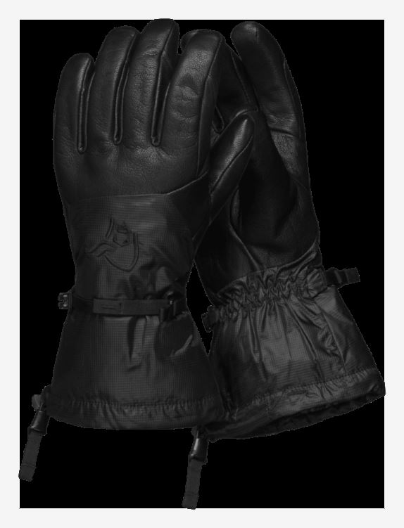 Norrona Unisex Trollveggen Gore-tex Handschoenen Caviar Zwart