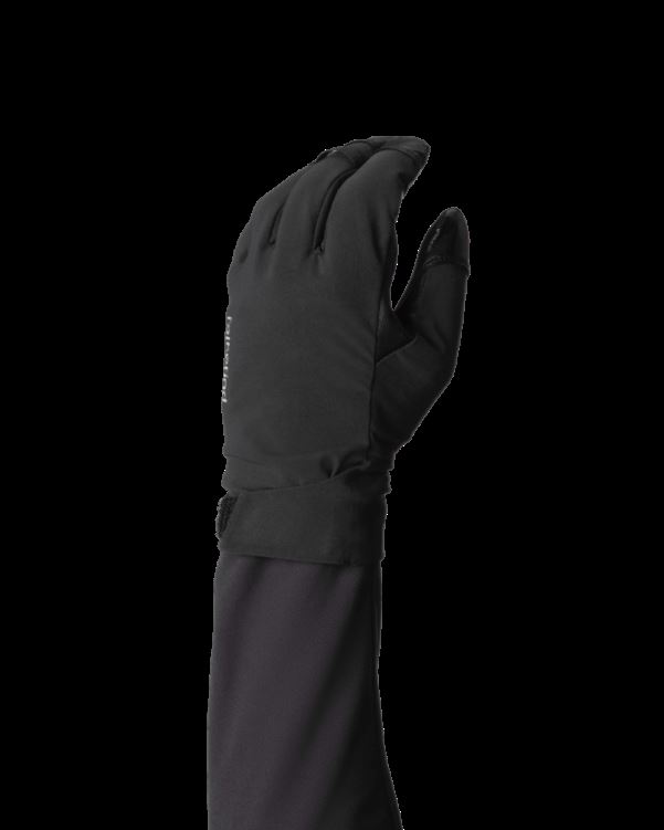 Norrona Unisex Falketind Dri Korte Handschoenen Caviar Zwart