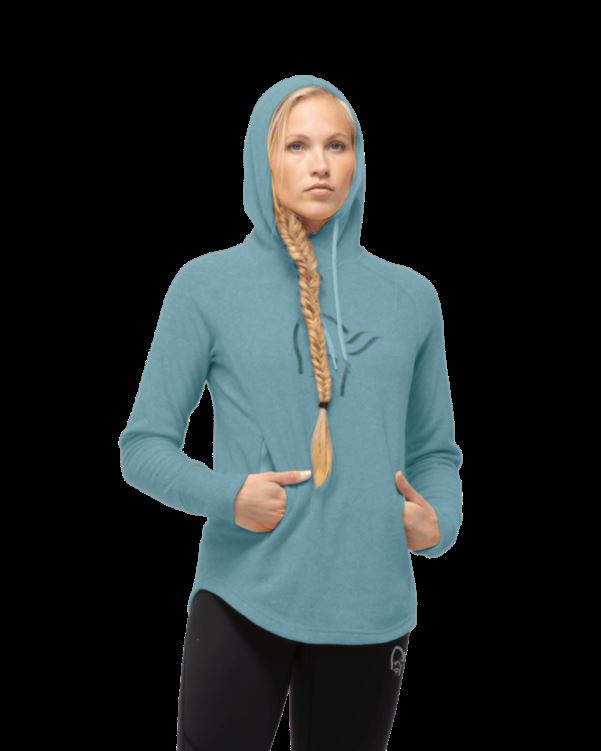 Norrona Warm2 Hood Damestoermalijn Gemêleerd