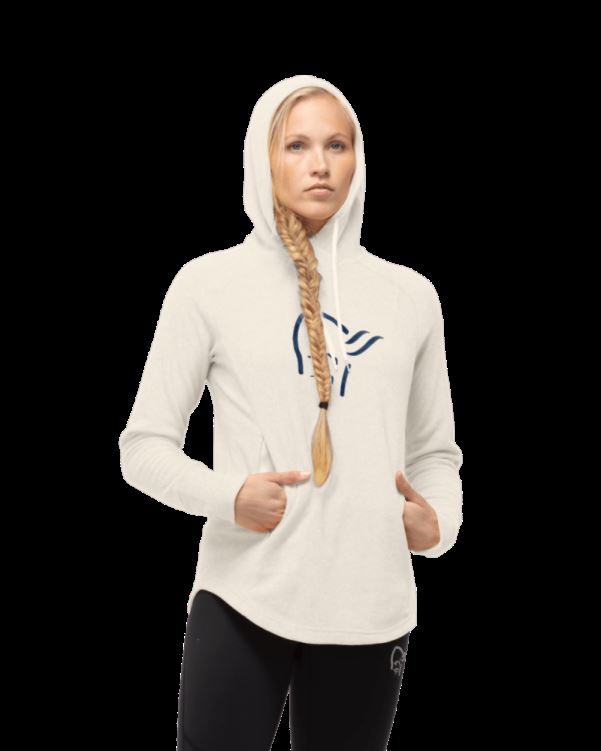 Norrona Warm2 Damescapuchon Snowdrop Wit