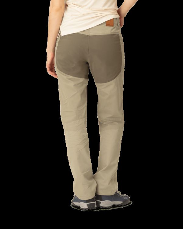 Norrona Svalbard Halfhoge Katoenen Damesbroek Zandsteen