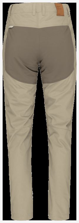 Norrona Svalbard Halfhoge Katoenen Damesbroek Zandsteen