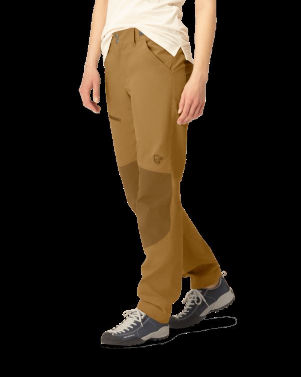 Norrona Svalbard Mid-katoenen Damesbroek Camelflage