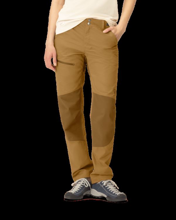 Norrona Svalbard Mid-katoenen Damesbroek Camelflage