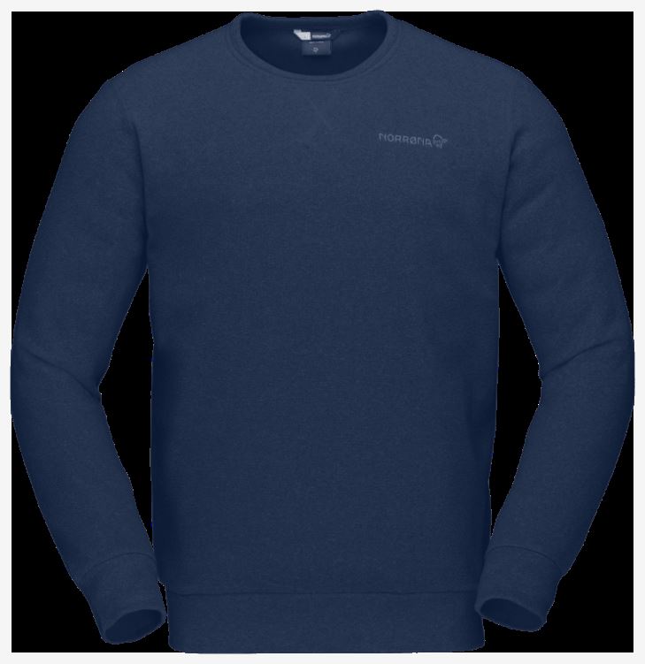 Norrona Unisex Ronde Hals Indigo Nachtblauw