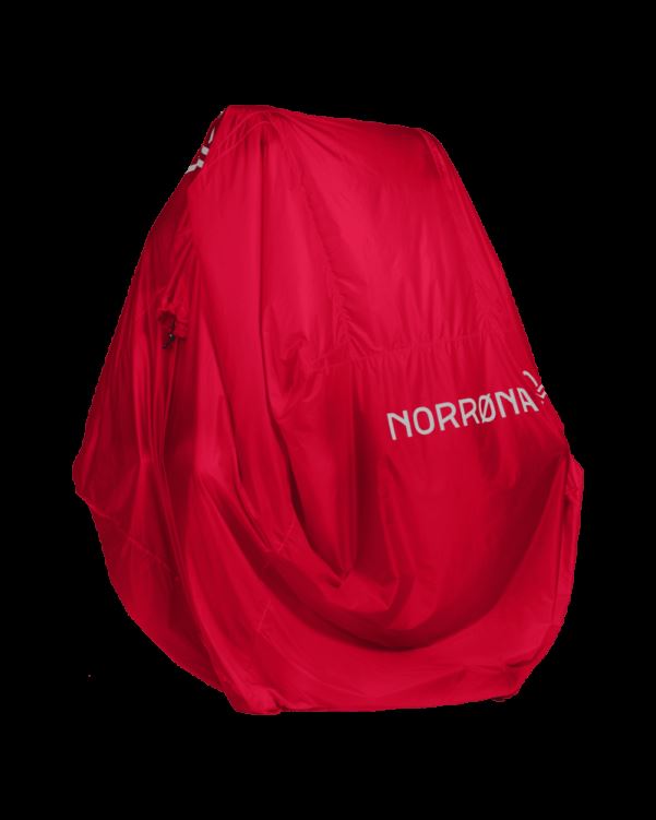 Norrona Unisex Lichtgewicht 20d Windzak 4/2 Karmozijnrood Kick Rood