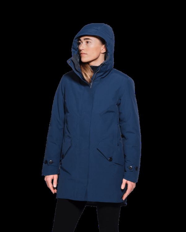 Norrona Oslo Gore-tex Geïsoleerde Damesparka Indigo Nachtblauw