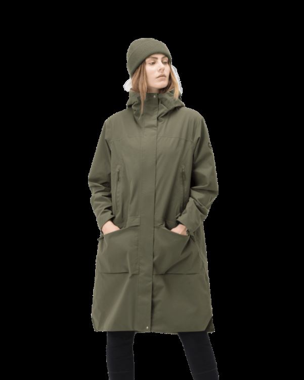Norrona Oslo Gore-tex 2l Damesjas Olijf Nacht