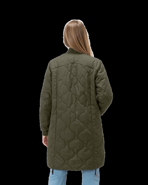 Norrona Oslo Thermo100 Damesjas Olijf Nacht