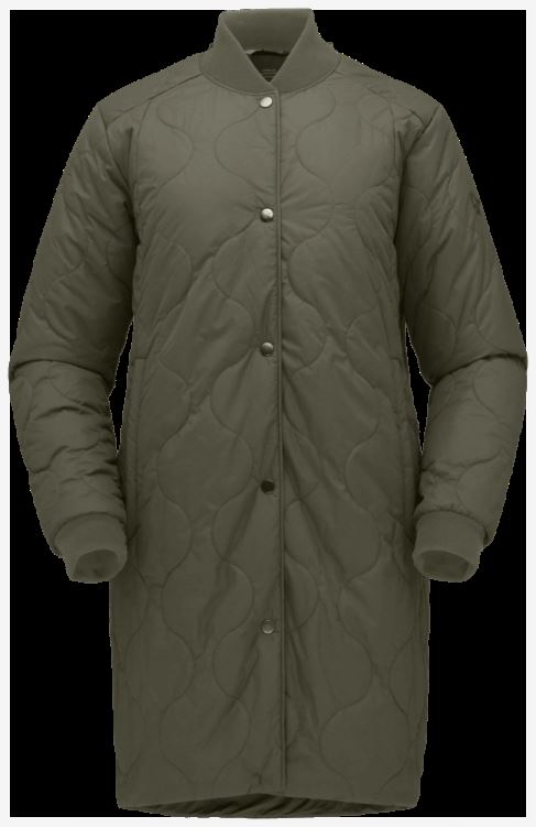 Norrona Oslo Thermo100 Damesjas Olijf Nacht