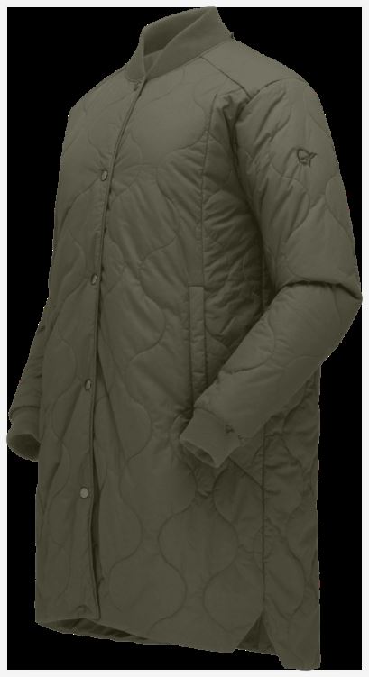 Norrona Oslo Thermo100 Damesjas Olijf Nacht