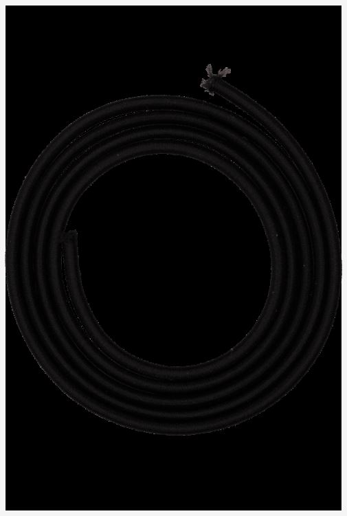 Norrona Unisex Onderdelen Elastische Koord Set Zwart