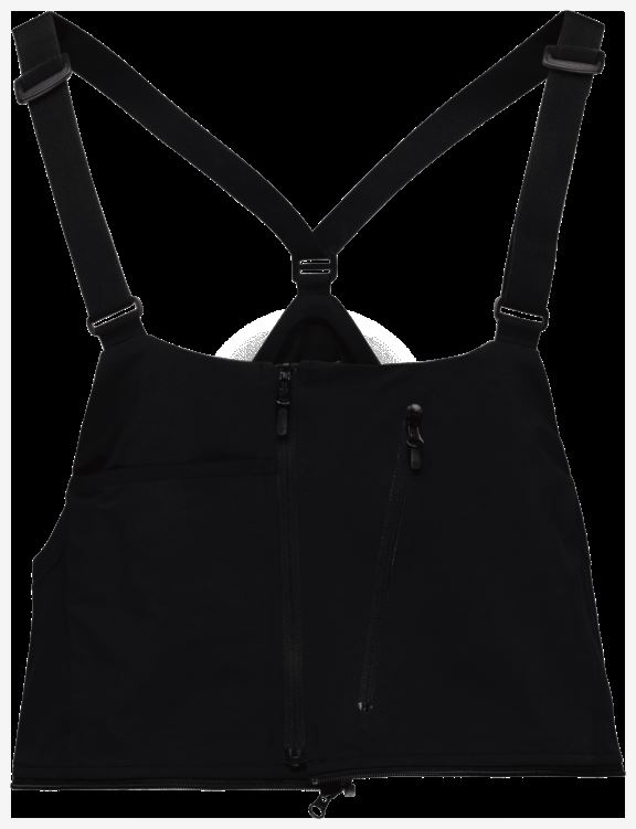 Norrona Lofoten Ski/snowboard Slabbetje Kaviaar Zwart Heren