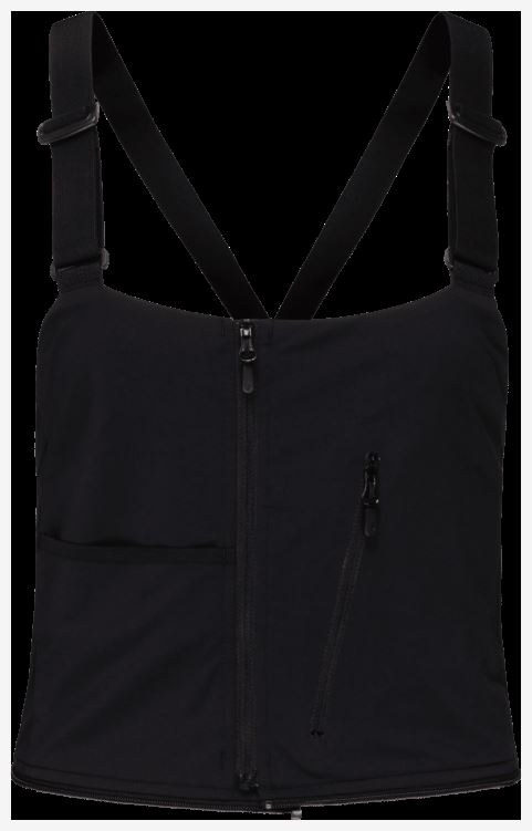 Norrona Lofoten Ski/snowboard Slabbetje Kaviaar Zwart Dames