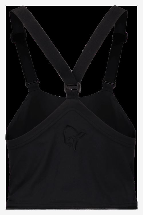 Norrona Lofoten Ski/snowboard Slabbetje Kaviaar Zwart Dames