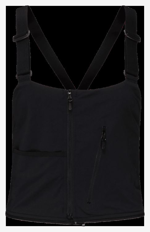 Norrona Lofoten Ski/snowboard Slabbetje Kaviaar Zwart Dames