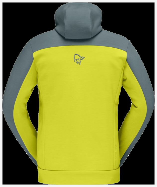 Norrona Heren Falketind Warmwool2 Stretch Capuchon Met Rits Noord Atlantic