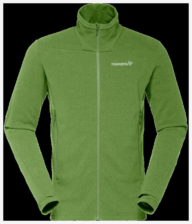Norrona Heren Falketind Warm1 Jas Leguaan Groen