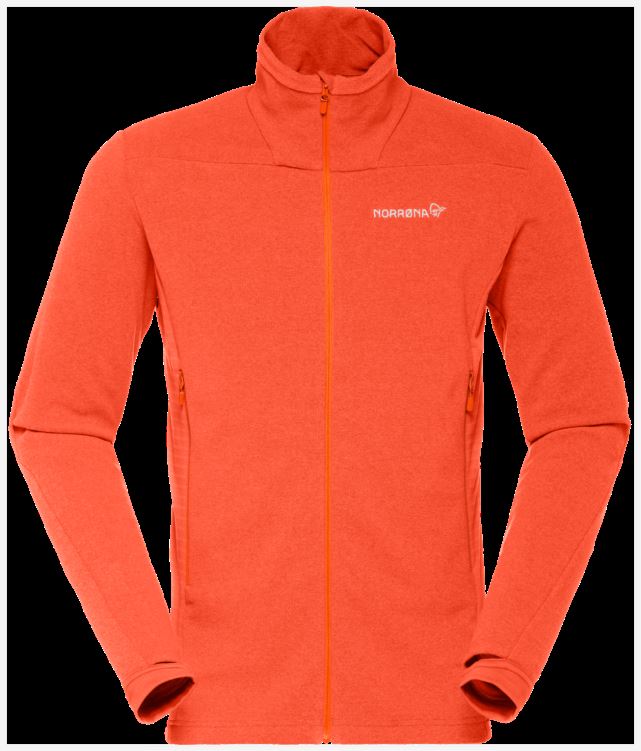 Norrona Heren Jas Falketind Warm1 Hot Chili Rood