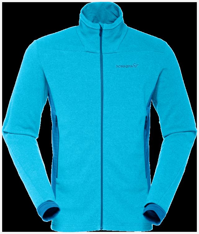Norrona Heren Falketind Warm1 Jas Caribbean Blauw