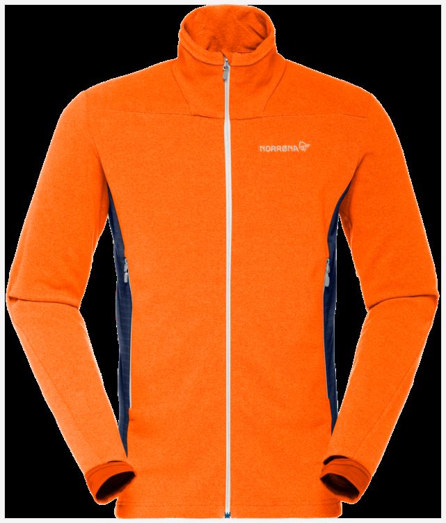 Norrona Heren Falketind Warm1 Jas Scharlaken Ibis