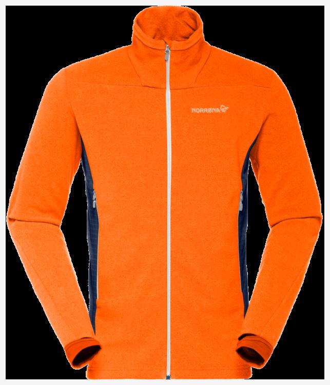 Norrona Heren Falketind Warm1 Jas Scharlaken Ibis