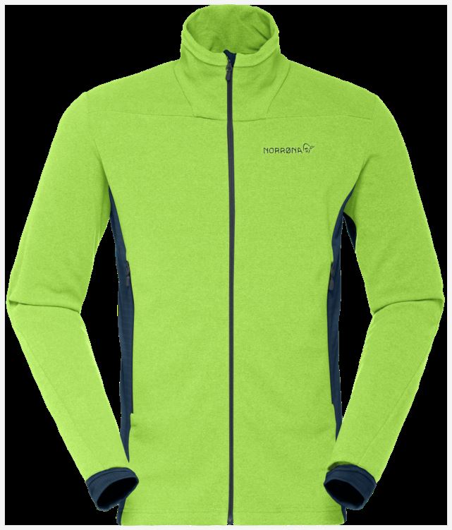 Norrona Heren Falketind Warm1 Jas Bamboe Groen