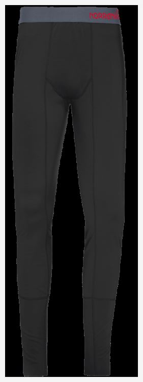 Norrona Wollen Longs Heren Kaviaar Zwart