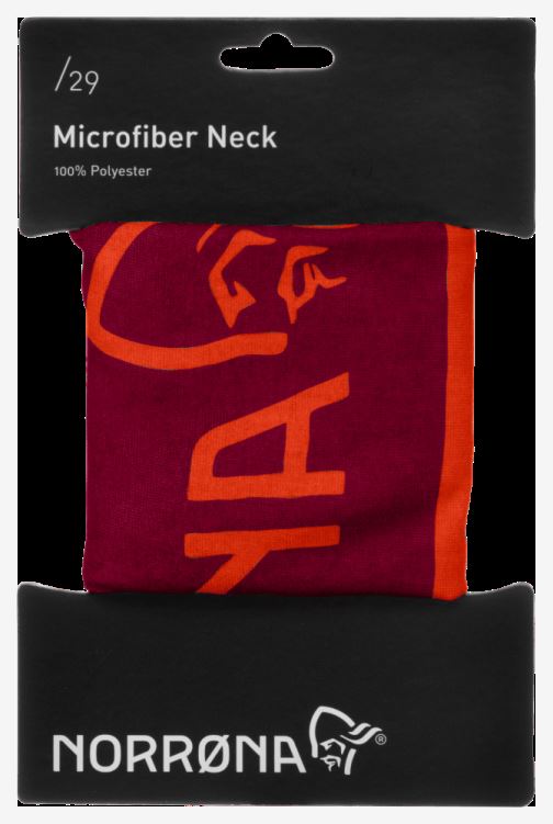 Norrona Unisex /29 Microfiber Nek Hot Chili Rood