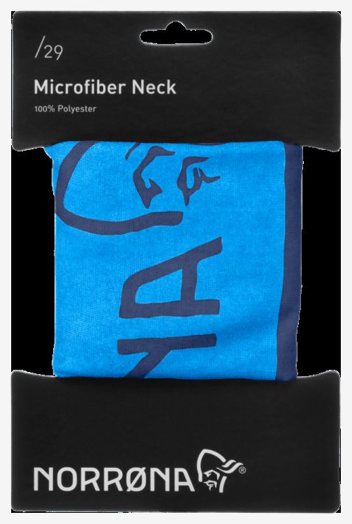 Norrona Unisex /29 Microfiber Nek Oceaan Deining Blauw