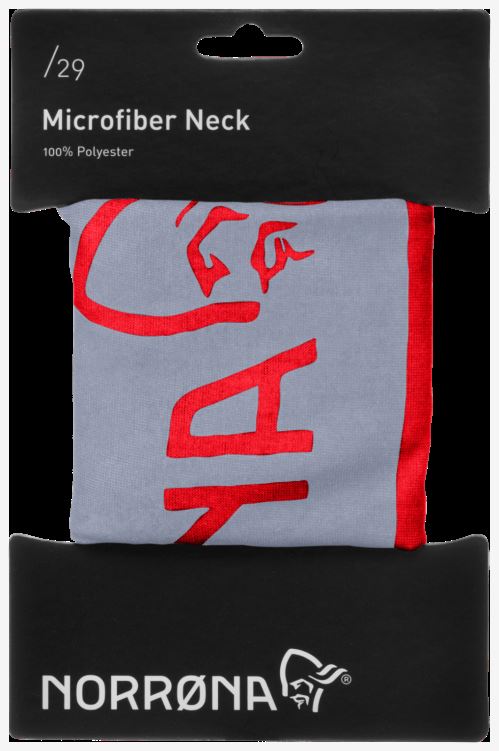 Norrona Unisex /29 Microfiber Nek Karmozijnrood Kick Rood