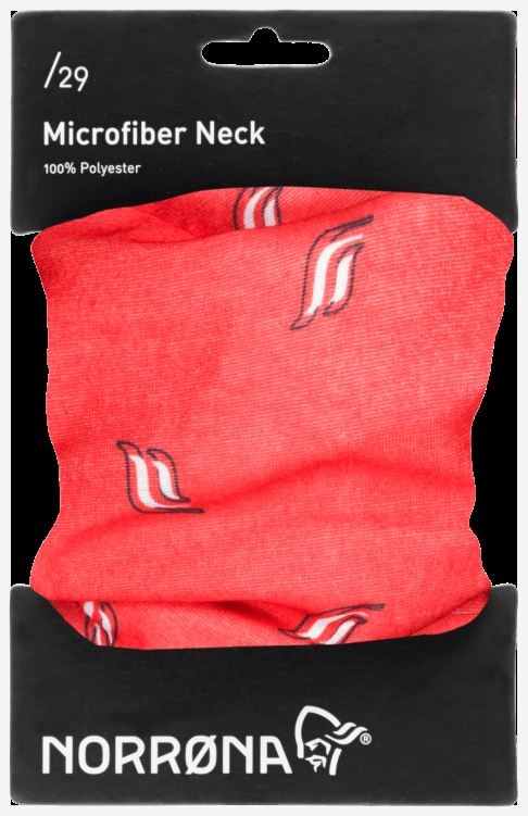 Norrona Unisex /29 Microfiber Nek Adrenaline Rood
