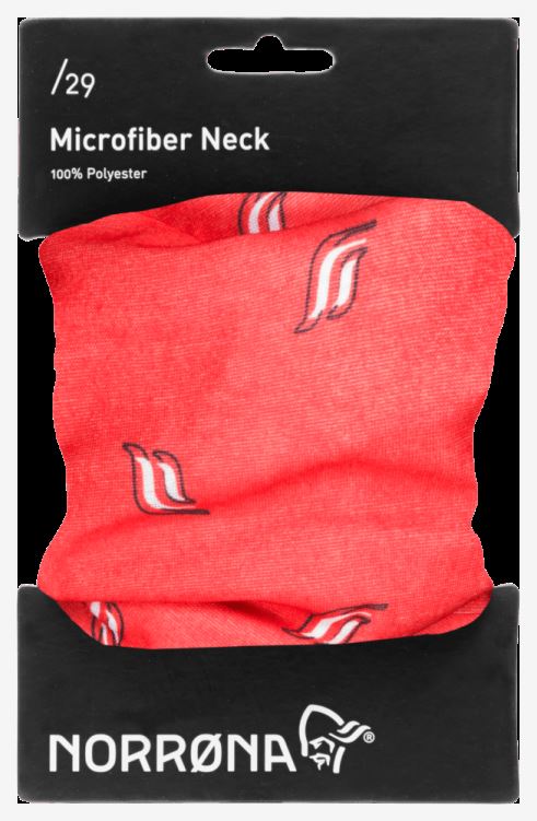 Norrona Unisex /29 Microfiber Nek Adrenaline Rood