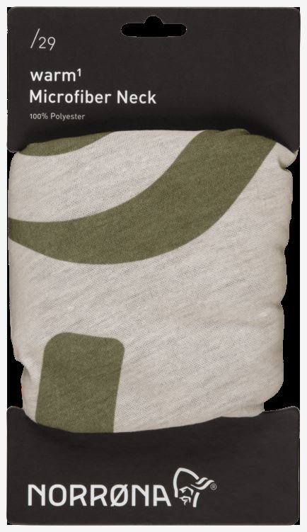 Norrona Unisex /29 Warm1 Microfiber Nek Sneeuwklokje Wit