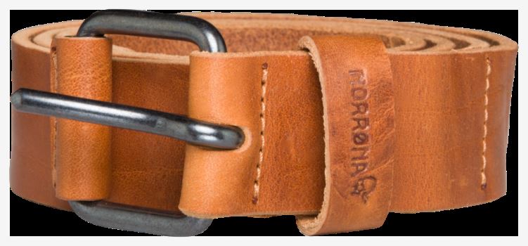 Norrona Unisex /29 Leren Riem Bruin