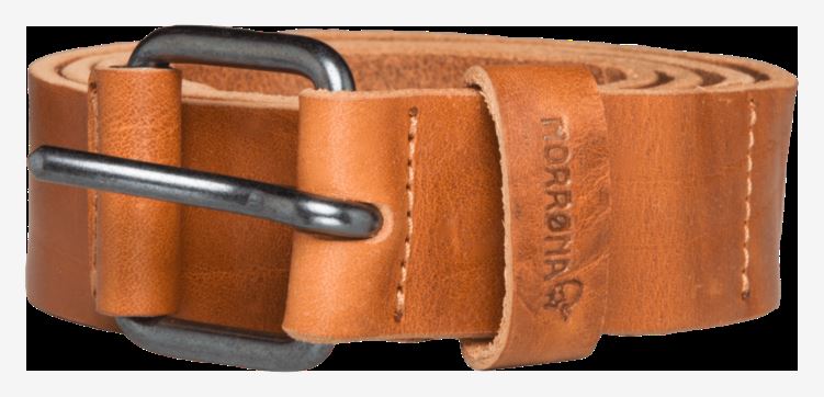 Norrona Unisex /29 Leren Riem Bruin